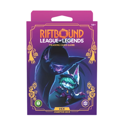Riftbound: League of Legends TCG — Unleashed Champion Deck: Vex Display