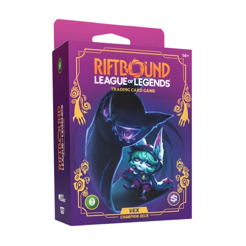 Riftbound: League of Legends TCG — Unleashed Champion Deck: Vex Display