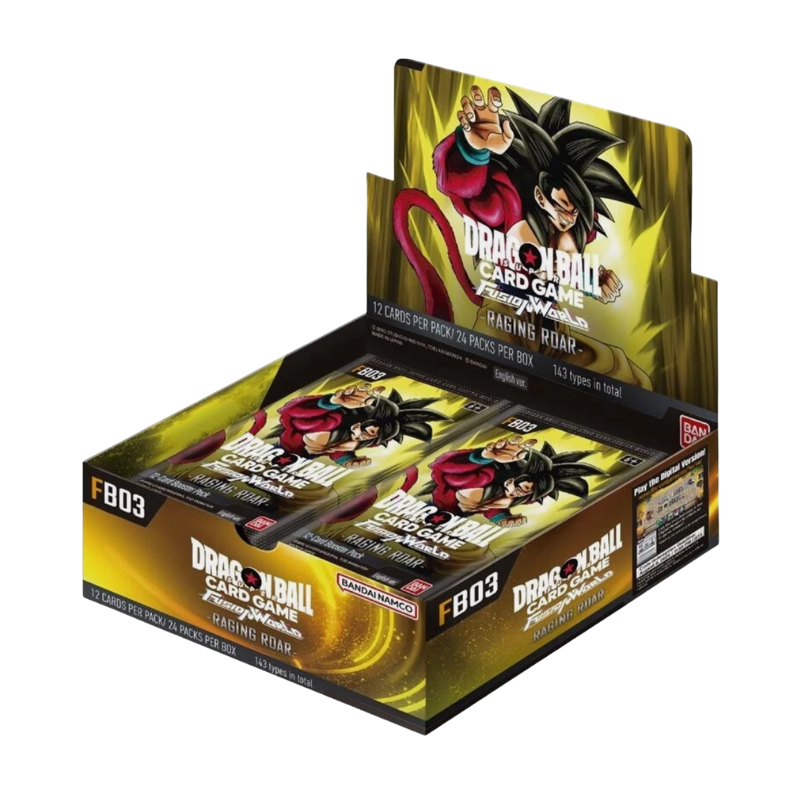 Dragon Ball Super Card Game — Fusion World Raging Roar Booster Box [FB-03]