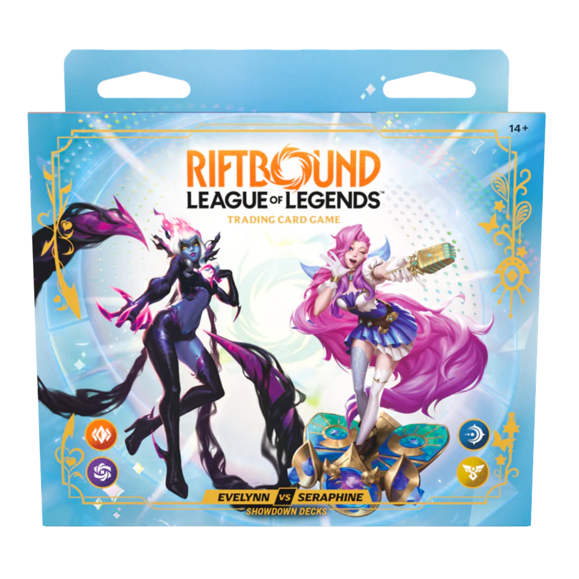 Riftbound: League of Legends TCG — Set 5: Radiance Showdown Decks — Evelynn vs Seraphine (Pre-Order)