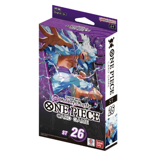 One Piece Card Game — Starter Deck: Purple-Black — Monkey D. Luffy (ST-26)