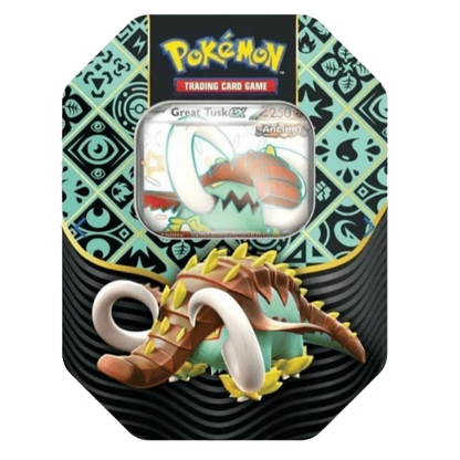 Pokémon TCG — Scarlet & Violet: Paldean Fates Tin — Great Tusk ex