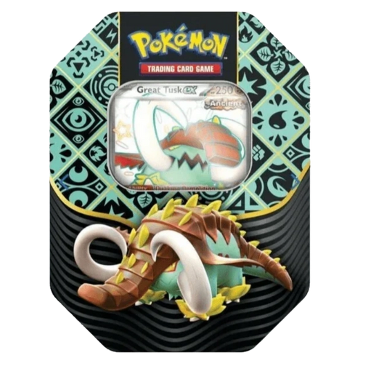 Pokémon TCG — Scarlet & Violet: Paldean Fates Tin — Great Tusk ex