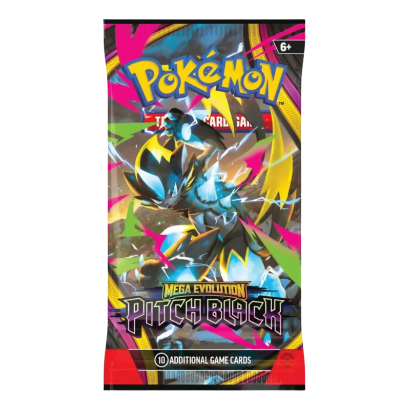Pokémon TCG: Mega Evolution — Pitch Black Half Booster Box (18 Packs)