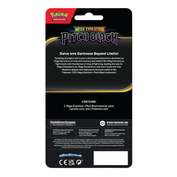 Pokémon TCG: Mega Evolution — Pitch Black Checklane Blister (Slowpoke)