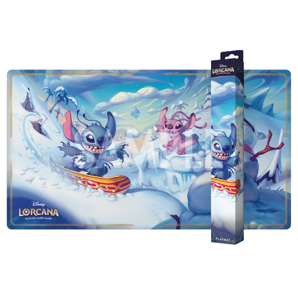 Disney Lorcana TCG — Set 14: Hyperia City — Playmat: Stitch and Angel