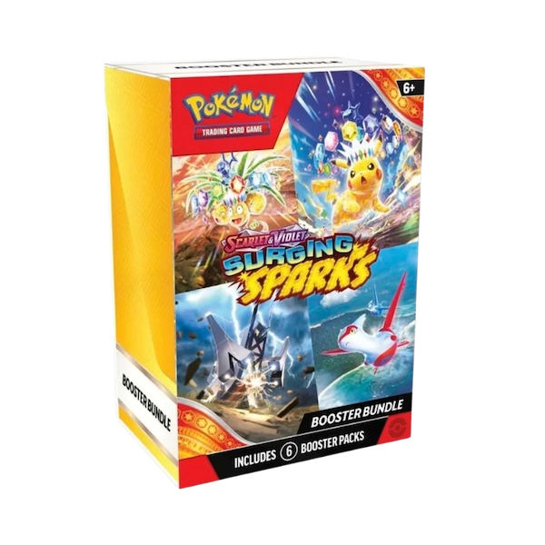 Pokémon TCG: Surging Sparks Booster Bundle (6 Packs)