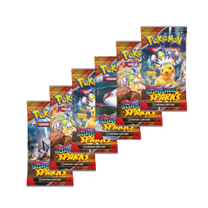 Pokémon TCG: Surging Sparks Booster Bundle (6 Packs)