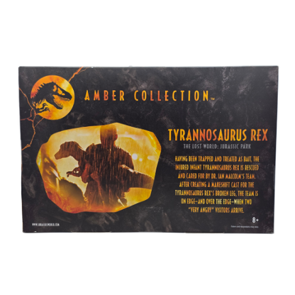 Jurassic World Amber Collection — The Lost World: Jurassic Park Tyrannosaurus Rex & Compsognathus Action Figure Set