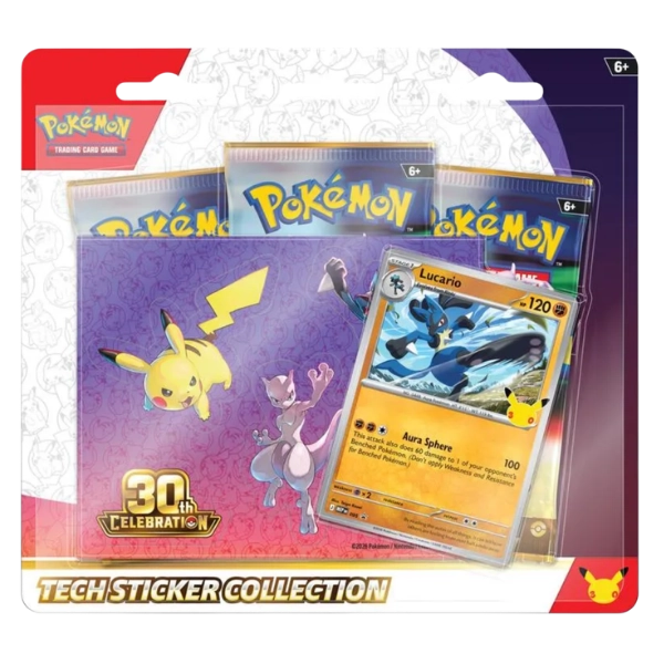 Pokémon TCG — 30th Celebration Tech Sticker Collection: Lucario