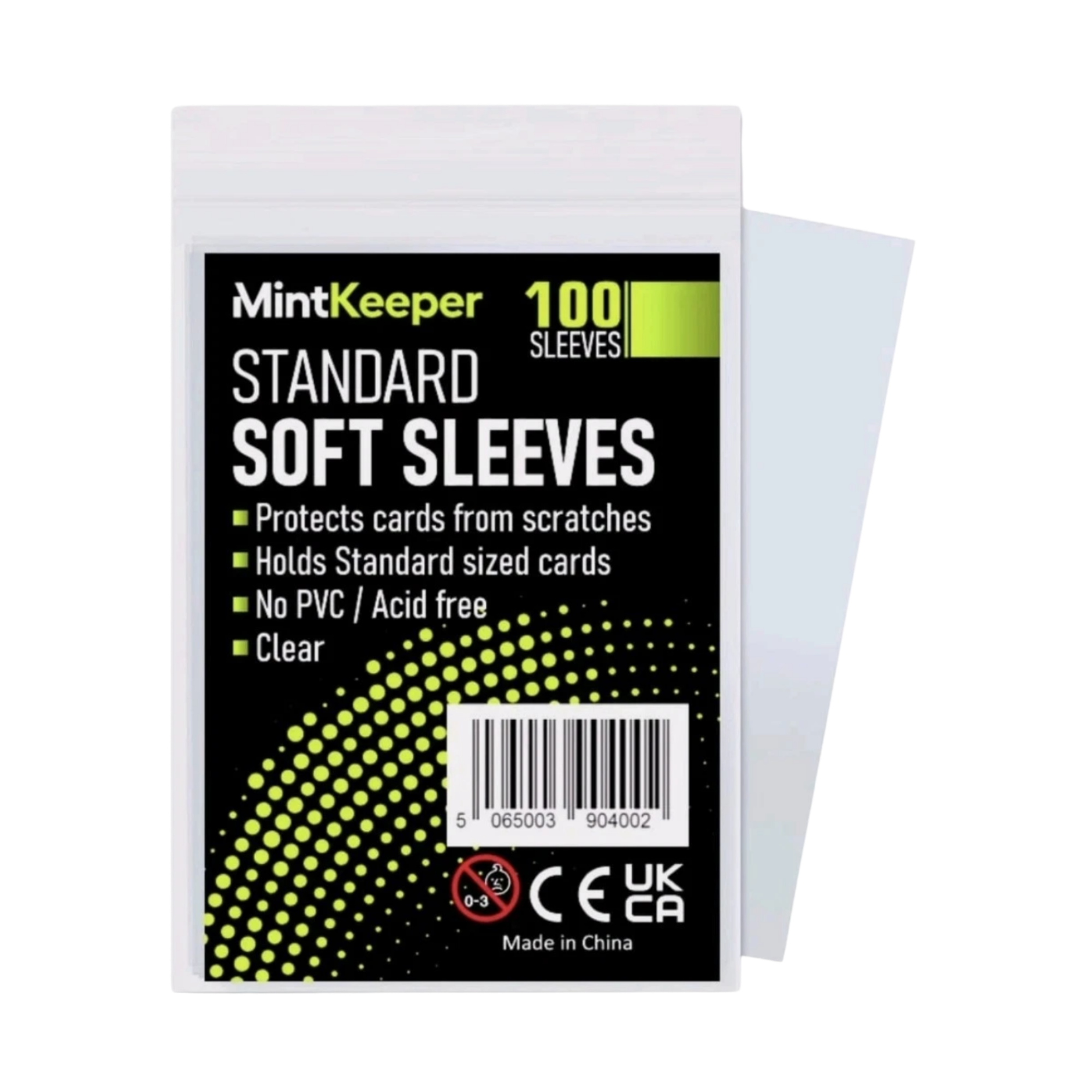 MintKeeper Standard Soft Card Sleeves — Pack of 100