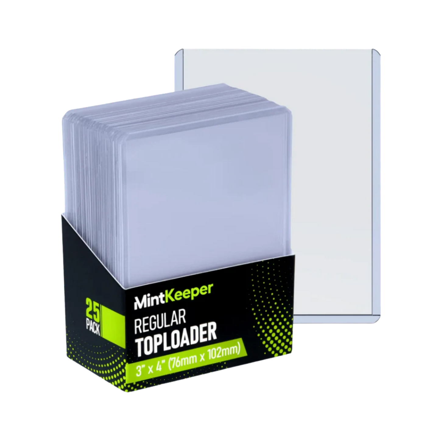 MintKeeper Card Toploaders — Regular 35pt 3x4 Inch (Pack of 25)