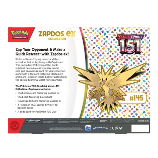 Pokémon TCG — Scarlet & Violet: 151 Collection: Zapdos ex