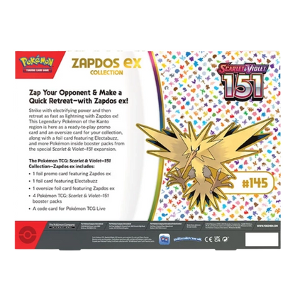 Pokémon TCG — Scarlet & Violet: 151 Collection: Zapdos ex