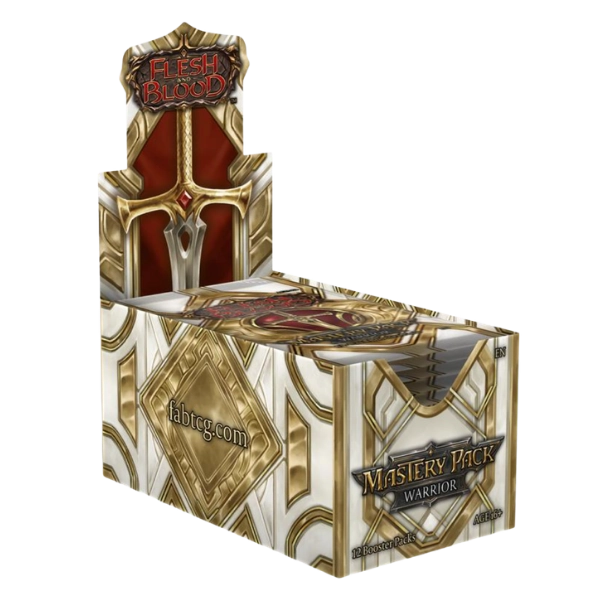 ⚔️ Flesh & Blood — Mastery Pack Warrior Booster Pack (12 Count) (Pre-Order)