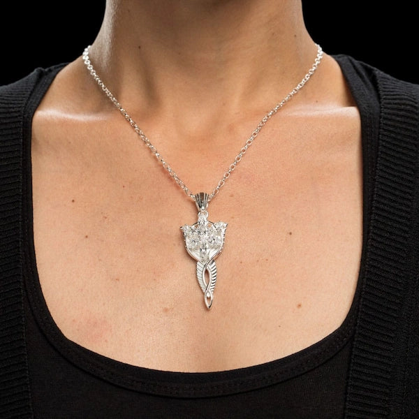 Lord of the Rings — Evenstar Pendant & Chain, Sterling Silver 1/1 Replica (Weta Workshop)