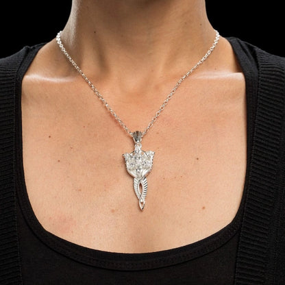Lord of the Rings — Evenstar Pendant & Chain, Sterling Silver 1/1 Replica (Weta Workshop)